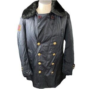 Gerber Men’s Duty Jacket 40R Navy Vintage Police Firefighter Uniform Coat